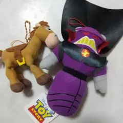 トイストーリー　ザーク　ブルズアイ　ぬいぐるみ　マスコット　セット
