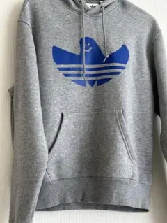 男女兼用adidas グレー フーディ Sサイズ