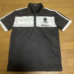 Birdie hunt スカルデザイン ポロシャツ