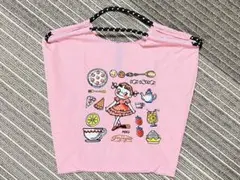 最終お値下げ【新品】刺繍エコバッグ（Mサイズ）ピンク