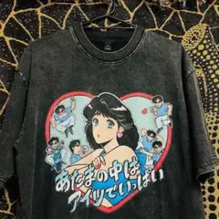 聖子ちゃんヘアー ウォッシュ加工 半袖 Tシャツ 夏 新品 お洒落 XL 2XL