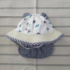 ベビー帽子 海のモチーフ 46cm