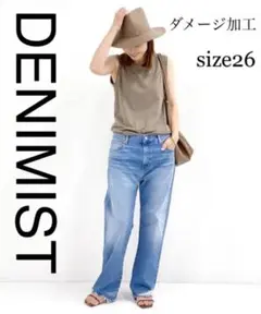 DENIMIST デニミスト ダメージ加工 デニム ジーンズ レディース 26
