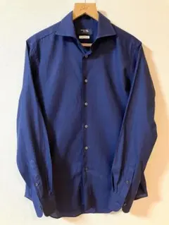Maker's Shirt Kamakura レノクロス ネイビー長袖シャツ
