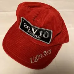 90s レッド コーデュロイキャップ '88 V10 TOUR
