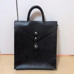 牛革リュック　黒