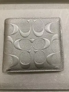 正規品 コーチ 二つ折り財布 美品