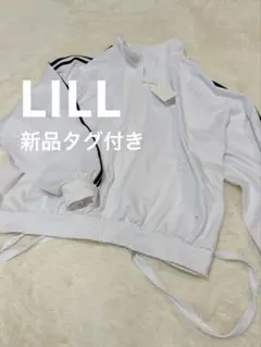LILL 袖バルーン シルエット トラック ジャケット✨タグ付き✨L ホワイト
