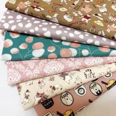 100×30cmはぎれ生地6枚まとめ売り【1】