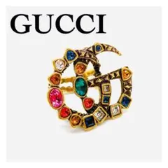 《正規品保証》超希少 GUCCI マルチストーン リング