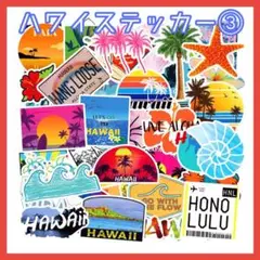 ハワイ サーフィン 海 夏 ステッカー50枚セット タイプ【3】