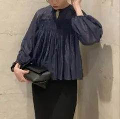 IENA コットンシルク　ブラウス