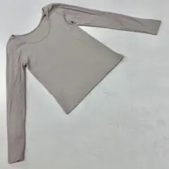HONEYSUCKLE ROSE リブカットソー 長袖ベージュM