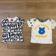 BABY DOLL プリントTシャツ 90サイズ　2枚セット