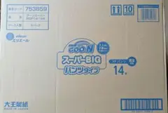 GOO.N スーパーBIG パンツタイプ 14枚入り6パックの一箱