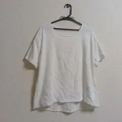 ホワイト☆ 花柄レース☆半袖Tシャツ☆新品未使用