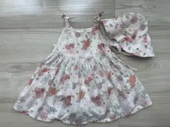 花柄ノースリーブワンピース　90cm