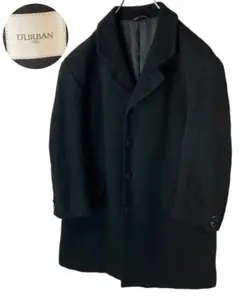 希少国産ヴィンテージ古着!DURBAN上質ウールチェスターコート ゆったりサイズ