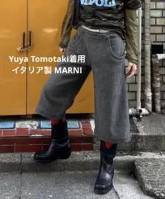 イタリア製MARNI ワイドハーフパンツ キュロットパンツ