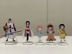 ワンピース　一番くじ　メモリーオブヒロインズH賞　アクリルスタンド4種＋おまけ