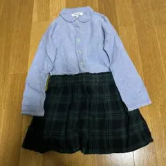 110㎝/GLOBAL WORK グローバルワーク/シャツ切替ワンピース
