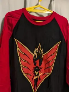 Marvel ファイヤーバード　長袖　Tシャツ　　5部丈　6丈　М　マーベル