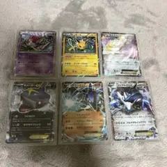 【ポケモンカード引退品】、サンダース、ディアルガEX、ルカリオEXなど6枚セット