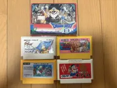 当時物　ファミコン　ソフト5本セット