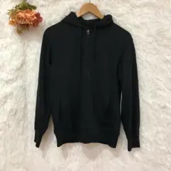 ★ユニクロ★ エアリズム UVカット フルジップ パーカー 【M】 長袖 黒
