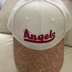 【限定品】エンゼルス　Angels キャップ ホワイト・コルク