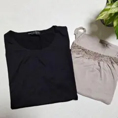 【２枚まとめて】Pursuit de Ideal ブラック ノースリーブ他