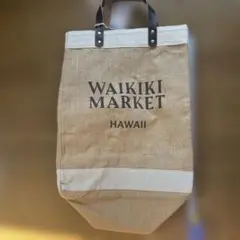 WAIKIKI MARKET エコバッグ ベージュ