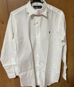 Ralph Lauren ホワイト長袖シャツ 38-82 クリーニング済