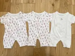 プティマイン ロンパース 3枚目セット