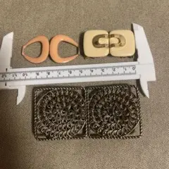 バックル セット 金属 プラスチック　3セット