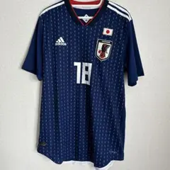 2018年サッカー日本代表ユニフォーム 背番号18天野純