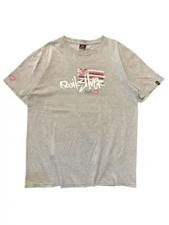 クイックシルバー Quiksilver アメリカ ハワイ グレー Tシャツ