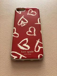 kate spade ハート柄♡iPhone7.8.SE用ケース
