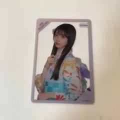 乃木坂46 矢田萌華 購入特典　C賞　個別クリアカード　8月ver