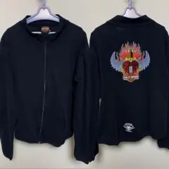 adventure HARLEY-DAVIDSON Ohio綿ジップジャージ L