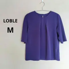 LOBLE ロイヤルブルーの五分袖シャツ
