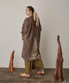 Dulcamara ランビーバーレイヤードZIPコート