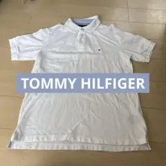 TOMMY HILFIGER メンズ　半袖ポロシャツ　ホワイト　XXL
