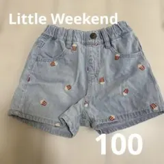 デニム ショートパンツ 100 ポップコーン