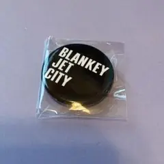 BLANKEY JET CITY 会場限定 缶バッジ　ロゴ　黒