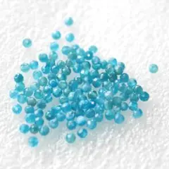 小粒 ネオンブルーアパタイト 2mm（116粒）