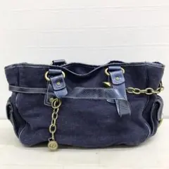 【正規品】フランチェスコビアジア トートバッグ ブルー レディース