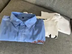 青と白のTシャツ 3点セット