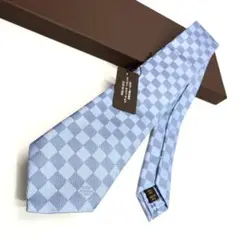 未使用✨箱・タグ付 ルイヴィトン ダミエクラシック 8CM ブルークレール