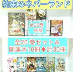 美品多数☆約束のネバーランド 全20巻初版/関連本10冊✨計30冊